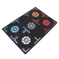 thumbnail image 4 of Basketball Training Mat, Prevent Skidding Point Reminder Black Basketball Footstep Mat  for Children Below 150cm for Home, 4 of 7