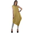 thumbnail image 3 of Moomaya Robe Kurti Sans Manches à une Épaule Imprimée pour Femmes, Vêtement de Créateur Boho pour Fête, 3 of 7
