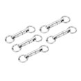 thumbnail image 4 of Anneau Pivotant de Type Colonne Émerillons de Pêche Connecteur d'Hameçon de Pêche Connecteur Pivotant Roulant de Type Colonne Roulement Pivotant 5 Pcs/lot Acier Inoxydable Roulement Pivotant de Type Colonne, 4 of 8