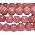 thumbnail image 2 of Angelstones Bracelet Extensible en Perles Rondes de 6 mm avec Pierre Précieuse Rhodonite Rose Naturelle 6,5 Pouces, 2 of 2