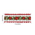 thumbnail image 3 of Yhmxh Essential For Christmas 137x45cm/53.9x17.7inches The Exquisite Christmas Style Window Drapery Festive Decorations Making The Window Wear The Coat Of Christmas Polyester Curtain, 3 of 6