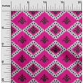thumbnail image 1 of oneOone Polyester Lycra Fabric Argyle Ikat Printed Craft Fabric BTY 56 Inch Wide, 1 of 4