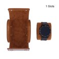 thumbnail image 3 of CAROOTU Multifunctional Watch Roll Travel Case Leather Watch Roll Box Watch Roll Organizer for Men, 3 of 7