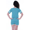thumbnail image 4 of Moomaya Ensemble de Nuit Uni pour Femmes avec Shorts, Vêtements de Nuit en Coton, 2 Pcs Chemises de Nuit, 4 of 7