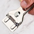 thumbnail image 4 of Stainless Steel Scraper, Multi-Purpose Cleaning Tool, Kitchen Spatula Grout Scraper with Replaceable Blade, Compact Handheld Scraper for Glue, Caulk, and Stubborn Stains, 4 of 9