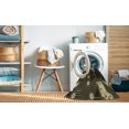 thumbnail image 2 of Ahgly Company Machine Washable Indoor Square Transitional Brown Area Rugs, 3' Square, 2 of 7