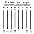 thumbnail image 4 of Yeacher Multifunction Screwdriver Set Practical Repairs Tool Set Portable Screwdriver Home Screwdriver Bits Set Telescopic Interface Screwdriver Bits Set, 4 of 8