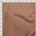 thumbnail image 3 of oneOone Cotton Jersey Light Brown Fabric Floral & Texture Craft Projects Decor Fabric Printed By The Yard 58 Inch Wide, 3 of 4