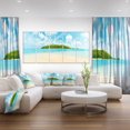 thumbnail image 3 of Design Art Tropical Island Panorama Canvas Print, 3 of 3