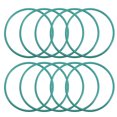thumbnail image 1 of Fluorine Rubber O Rings, 60mm OD, 55.2mm Inner Diameter, 2.4mm Width, Seal Gasket Green 10 Pcs, 1 of 3