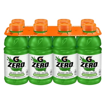 Gatorade Zero Boisson Sportive Pomme Éclat 8 x 355 mL, Bouteilles