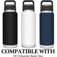 thumbnail image 2 of Linkidea Water Bottle Boot Compatible with YETI Rambler Bottle 36oz, Silicone Anti-Slip Water Bottle Bottom Sleeve Cover Protector, Bottle Bumper, 2 of 6