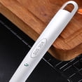 thumbnail image 4 of Oleegame 2PC Kitchen Utensils Set 304 Stainless Slotted Spoon Long Handle Pepper Big Slotted Spoon Home Kitchen Drain Oil Hot Pot Slotted Spoon Dredge Oil Silver, 4 of 9