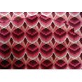 thumbnail image 3 of oneOone Cotton Silk Fabric Waves Flame Stitch Decor Fabric Printed BTY 42 Inch Wide, 3 of 3