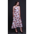 thumbnail image 3 of Bimba Floral Printed Women Backless Halter Neck Summer Holiday BeachDress-Small, 3 of 6