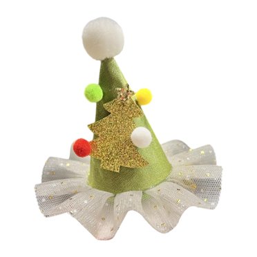 GUOOL Pince à Cheveux de Noël Décor Pince à Cheveux de Noël pour Fête à Thème Festival Déguisement Vert
