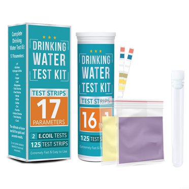 Trousse de Test d'Eau Potable 17 en 1 Test de Dureté Robinet Domestique pour Cuivre PH