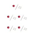 thumbnail image 1 of Ruiboury Lightweight Hood Lock For Car Modification Security Sleek Affordable red DP17-25 5Set, 1 of 6
