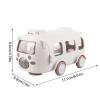 PEONAVET Water Cup Water Bottle Bus Water Cup With Straw And Strap Break Resistants Detachable Boy And Girl Cute Bus Water Bottle For School Sports Travel