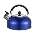 thumbnail image 2 of Lisbinx Bouilloire à Sifflet en Acier Inoxydable pour Cuisinière - Théière Rouge avec Poignée Ergonomique, Résistante à la Chaleur et Portable, Compatible avec les Cuisinières au Gaz, à Induction, Halogènes et à Bois, 2 of 2