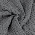 thumbnail image 4 of Unique Bargains 100% Cotton Cross Cable Knit Throw Blanket For Sofa Couch Bed Home Bedding,, 4 of 10
