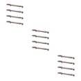 thumbnail image 4 of Decodeary 4pack/lot Affordable And Stylish Locks For Various Doors - Satisfaction Guaranteed Smooth Operation Slide Screws 6 inch 3PCS, 4 of 6