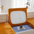 thumbnail image 2 of 2024 Soft Velvet Sofa Seat Cushion Cover - Stretch Non-Slip Sofa Cover Couch Cushion Covers for Sectional Sofa L Shape  Sofa Cushion Slipcover Furniture Protection (Grey  Large Single Sea, 2 of 13