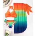 thumbnail image 4 of RKSTN Maillot de Bain pour Femmesmode Assortie Maillot de Bain Imprimé Multicolore Ajusté Froncé Maillot de Bain Deux Pièces Ensemble Maillot de Bain Décontracté Mode pour Femmes, 4 of 6