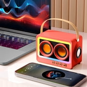 Portable Bluetooth Speaker Wireless Bluetooth Speakers Big Powerful Wireless Loud Portable Outdoor Home Party Speaker with Led Lights, Subwoofer,Stereo Bass Sound Box Portable Bluetooth Speakers
