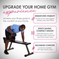 thumbnail image 2 of HolaHatha 300 Pound Capacity Foam Padded Barbell Bench w/Steel Frame, Black, 2 of 11