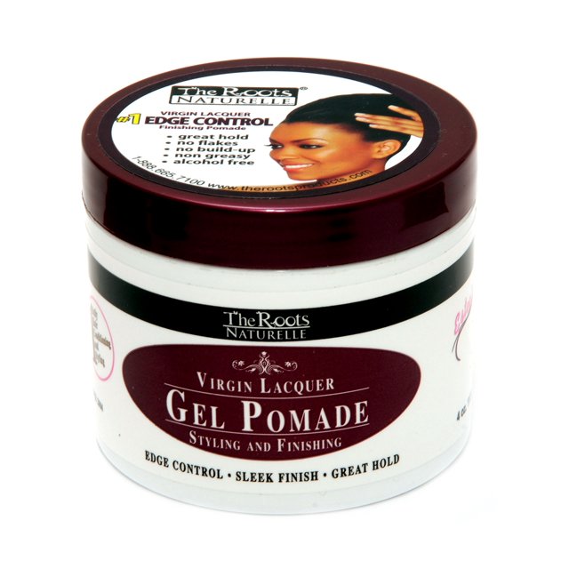 The Roots Naturelle Pommade de Gel Laque Vierge pour Contrôle des Bords (Pot de 4 Oz)