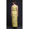 thumbnail image 4 of Bimba Floral Ladies Crew Neck Waist String Print Maxi Dress with Side Slits Summer Wear-X-Small, 4 of 6