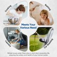 thumbnail image 3 of PUREPLUS 10"Ã4.5" String Wound Sediment Filter Compound With Iron Reducing Filter, Compatible With Whole House Water Filtration System For Well Water, 1Pack, 3 of 8