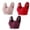 Purple, variant on Yuyuzo 3PC Plus Size Bras for Women Wireless Push up Bras Lace Floral Full Coverage Wide Strap T-Shirt Bras