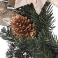 thumbnail image 3 of HOLIDAY TIME PL 20 IN GOLD POINSETTIA Wreath Home Decor, 3 of 6