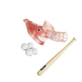 thumbnail image 3 of QualitChoice Machine de Lancer de Baseball pour Enfants Lanceur de Baseball Entraîneur Durable de Baseball Rose 51x28x23,3 cm, 3 of 5