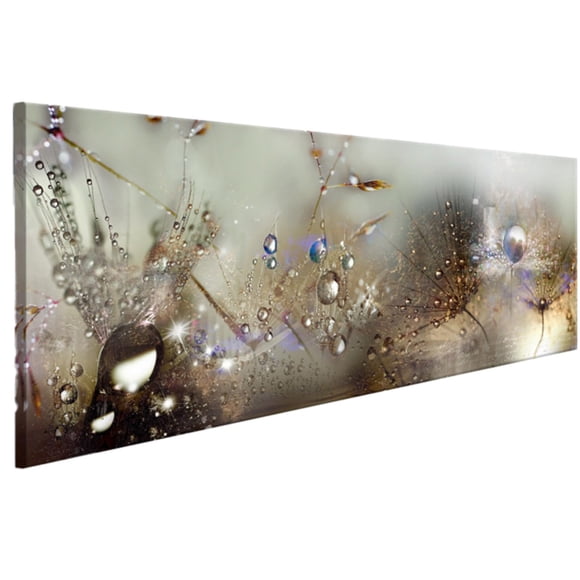Dyfzdhu Rtgeist Toile Art Mural Impression Pissenlits 1 Pcs Déco Maison Image Étirée Photo Peinture Oeuvre Image Fleurs Nature Vintage