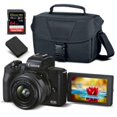 thumbnail image 2 of Canon EOS M50 Mark II Mirrorless Digital Camera with 15-45mm Lens + 64GB + Extra Battery + Case + More(International Model), 2 of 5