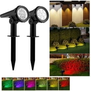 Chmadoxn Garden Light Solar Courtyard Lights Outdoor Waterproof Spotlights Lights Floor Mounted Garden Lights Tree Lights Solar spotlight