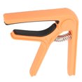 thumbnail image 1 of Capo Guitare, Capos Légers Réglables en Plastique Acier Portable pour Instrument à Cordes Blanc, Noir, Orange, 1 of 8