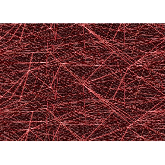 Ahgly Company Tapis d'Intérieur Rectangulaires Transitionnels Rouges Lavables à la Machine, 5 Pieds x 7 Pieds