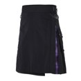 thumbnail image 1 of Jupe Plissée à Carreaux Style Écossais avec Poches Contrastantes pour Homme - Matériau Durable, Tenue Décontractée, 1 of 7