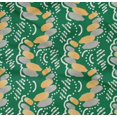 thumbnail image 5 of oneOone Cotton Poplin Twill Green Fabric Abstracts Craft Projects Decor Fabric Printed By The Yard 56 Inch Wide, 5 of 5
