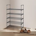 thumbnail image 1 of Boovnll Étagère à Chaussures Extra Grande Étagère de Rangement pour Chaussures Étagère de Rangement pour Chaussures Étagère à Chaussures Robuste pour Garde-Robes Garages et Couloirs Étagère à Chaussures Empilable pour Entrée Noir, 1 of 8
