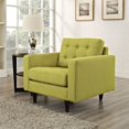 thumbnail image 5 of LexMod Empress Upholstered Armchair in Wheatgrass, 5 of 5