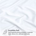 thumbnail image 2 of Bare Home 1800 Collection Drap-Housse de Luxe, Ultra Doux, Poche Profonde, Grand Lit, Blanc, 2 of 7