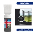 thumbnail image 1 of Meitianfacai Water-Based Rust-Proof Metal Paint with Built-in Brush, 180ml Easy Application Coating for DIY Projects, Environmentally Friendly Protective Finish for Various Metal Surfaces (Black), 1 of 5