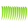 thumbnail image 4 of kurtrusly 12 Pieces Archery Hunting Arrow Feather Fletching Right Wing Fletches 4 inch Fluorescence Green, 4 of 9