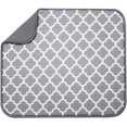 thumbnail image 4 of Tapis d'Égouttage en Microfibre Réversible TG pour Cuisine, 18 Pouces x 24 Pouces, Treillis Blanc, 4 of 6