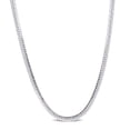 thumbnail image 1 of Collier en chaîne à chevrons de Miabella en argent sterling, 1 of 5